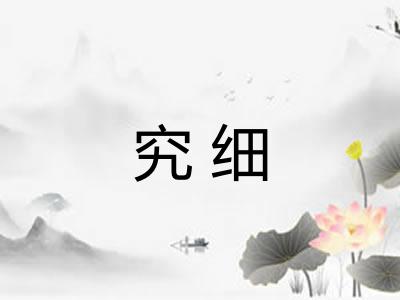 究细